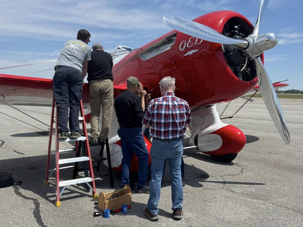 Mid America Flight Museum's Gee Bee QED II Flies! 11 Mid America Flight Museum Gee Bee