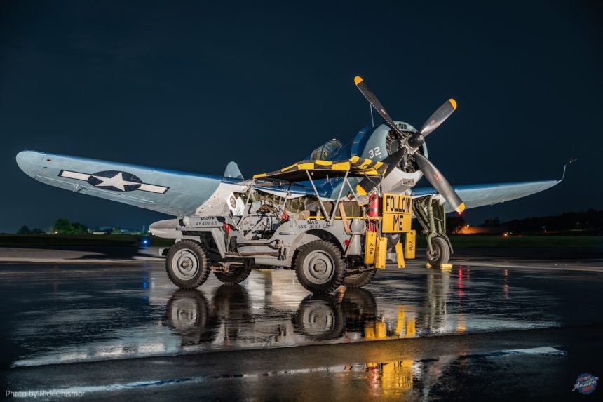 Mid Atlantic Air Museums WWII Weekend Photo Experience 2026 SB2C Helldiver and reenactors