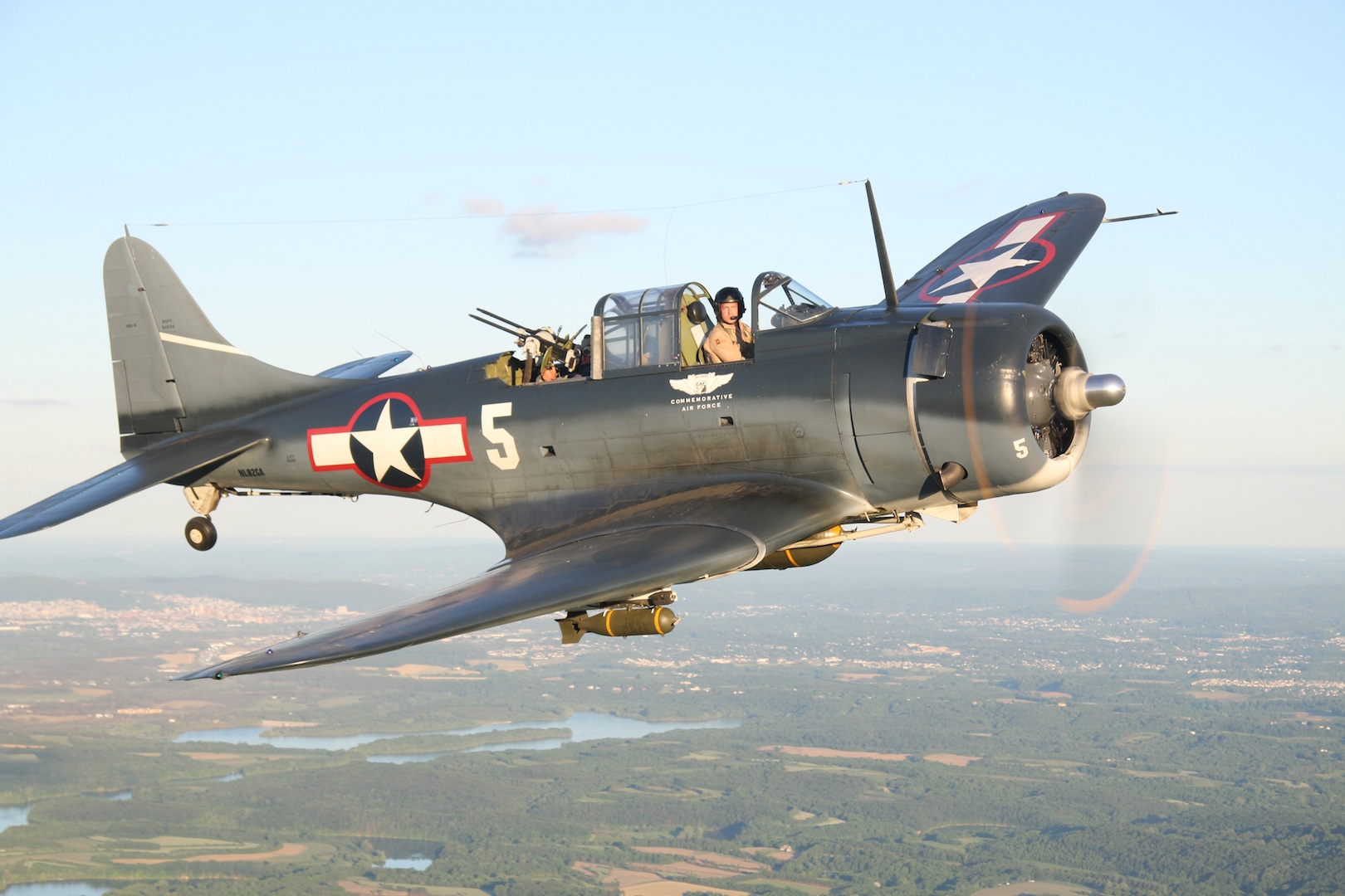 The DIxie Wing SBD-5 Dauntless - Photo by Steve Chapis 