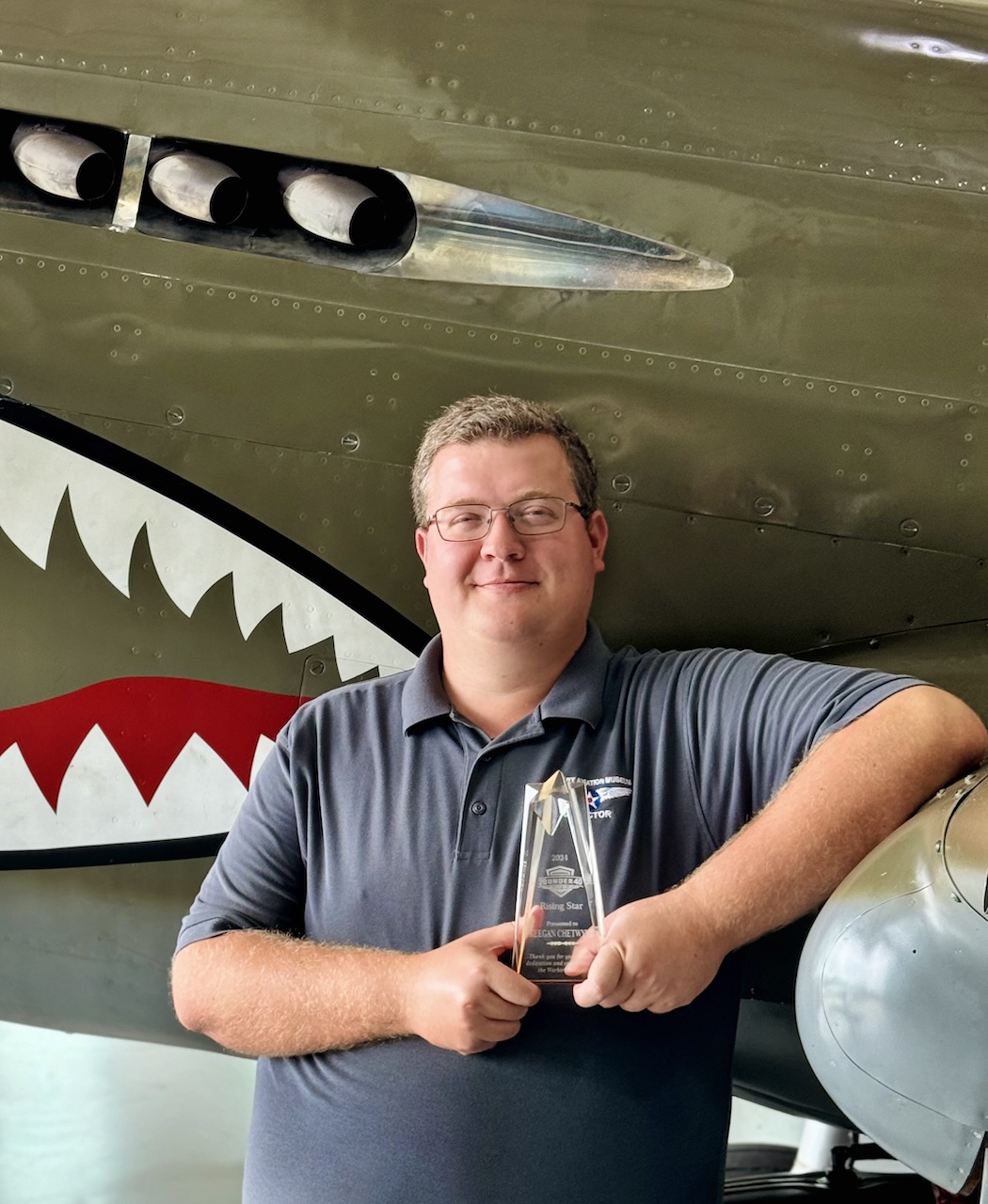 Military Aviation Museum Director Keegan Chetwynd Honored with 20 Under 40 Award 2