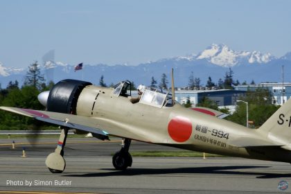Military Aviation Museums A6M3 Zero Flies 3783