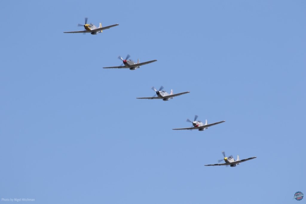 Warbirds Over Scone Delivers Record-Breaking Gathering 14 Mustang formation 7D2 1262