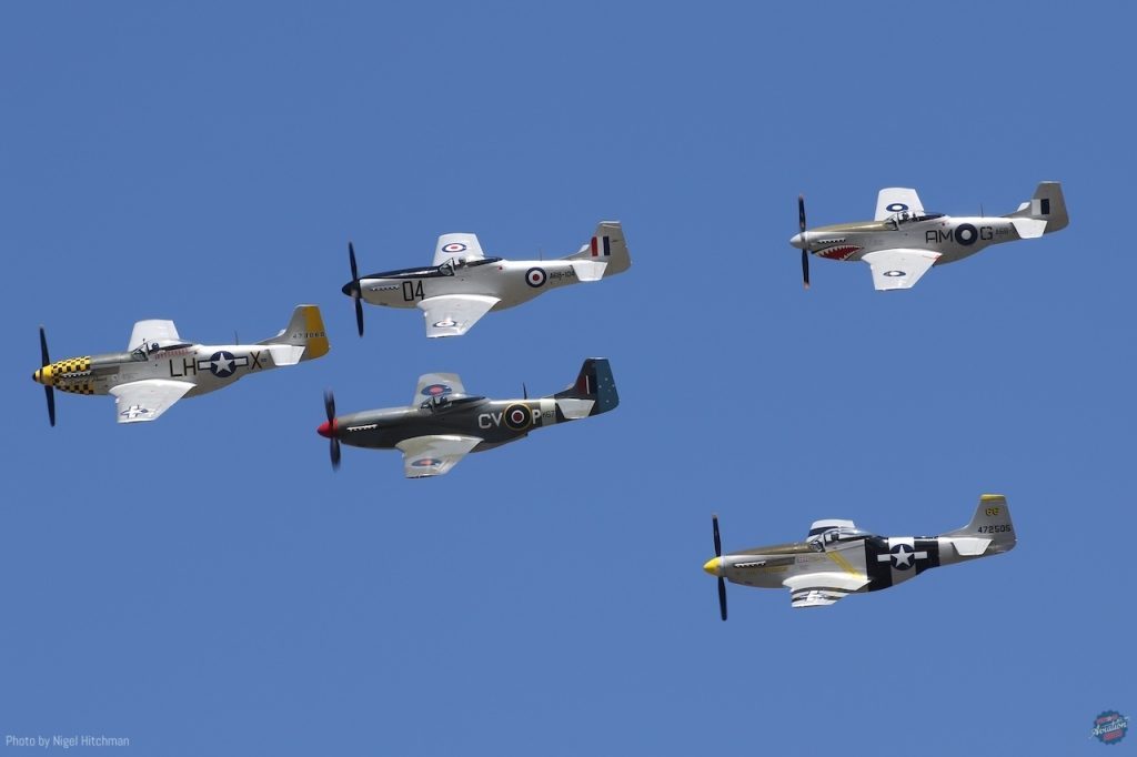 Warbirds Over Scone Delivers Record-Breaking Gathering 15 Mustang formation 7D2 7747