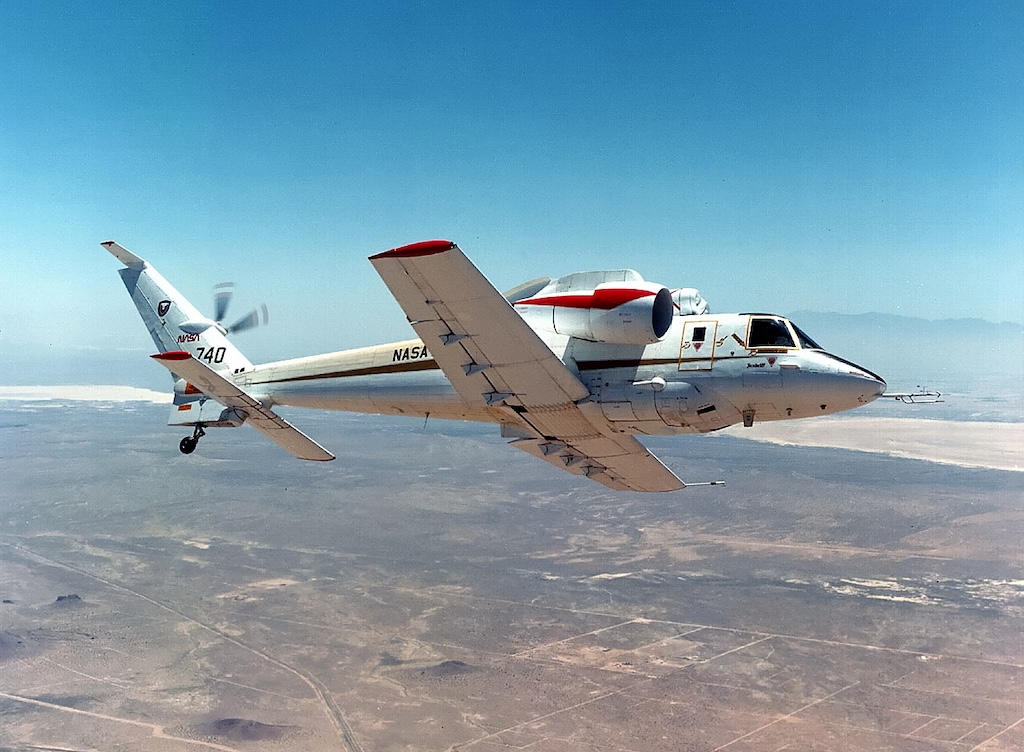 NASA RSRA in flight