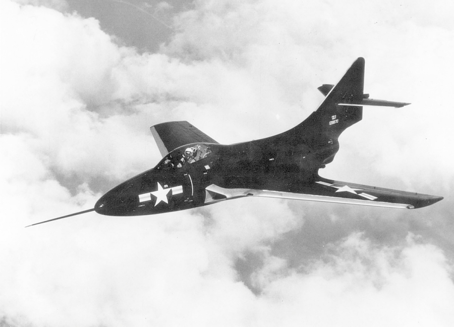 Boneyard Files: Grumman F-9F Cougar - The Swept Wing Panther in the Arizona Sand 18 NASM A19750601000 AER14