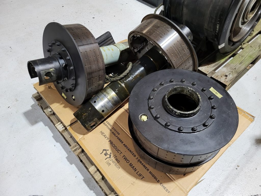 Avro Lancaster B.VII NX611 ‘Just Jane’ – Restoration Update 258 12 NX611s axles and brake units