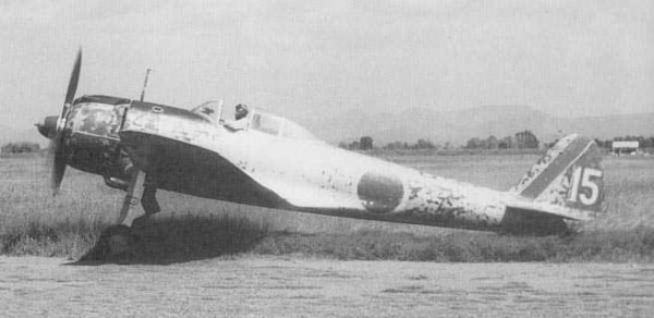 A Japanese Nakajima Ki-43-II Hayabusa fighter.( IMage credit PD-JAPAN-OLDPHOTO via Wikepedia)