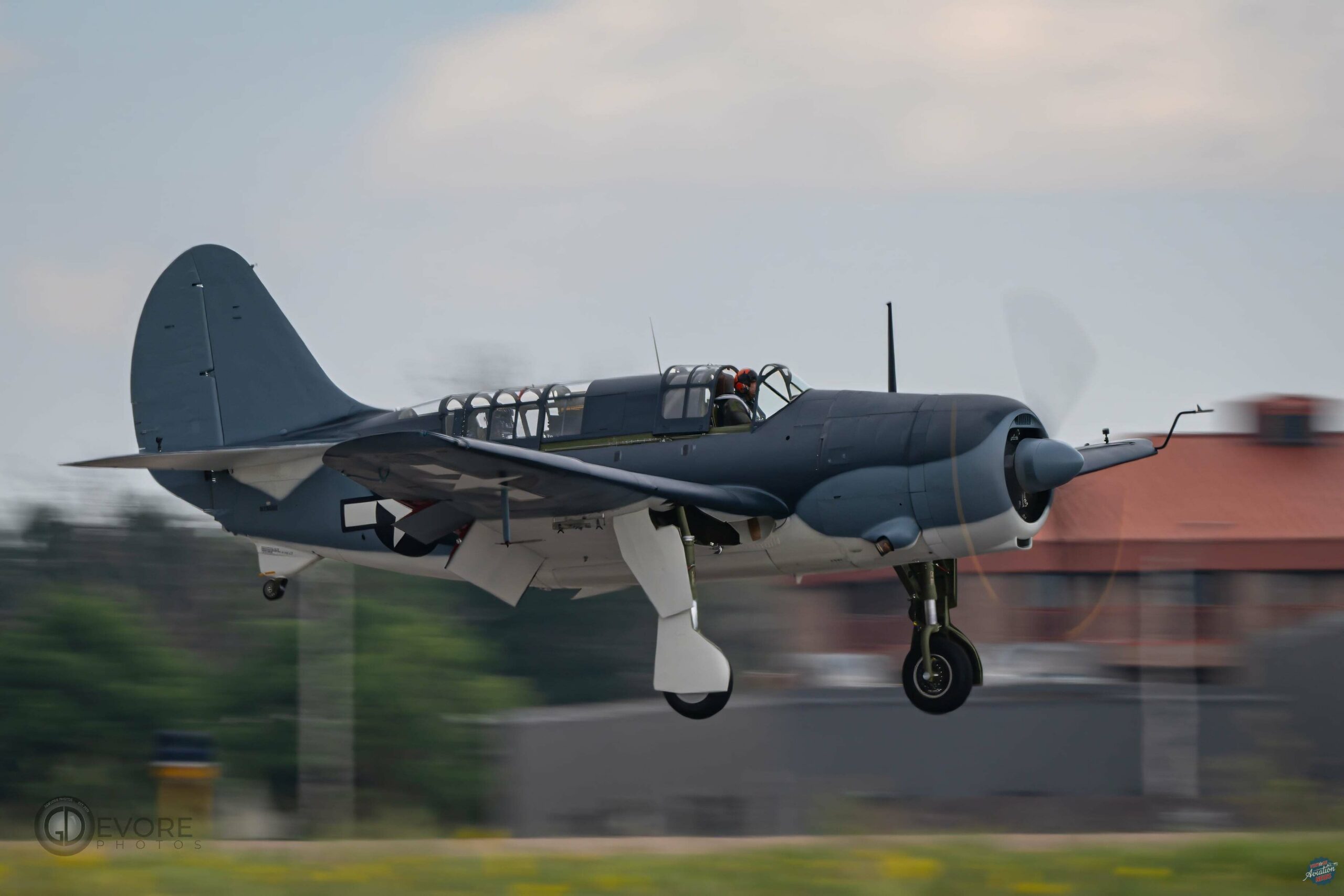 National Museum of World War II AviationS Curtiss SB2C 1A Helldiver Flies WM scaled