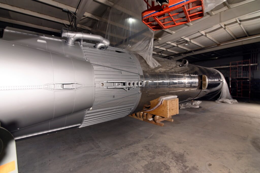 National Museum of the USAF Erects Atlas Missile 9