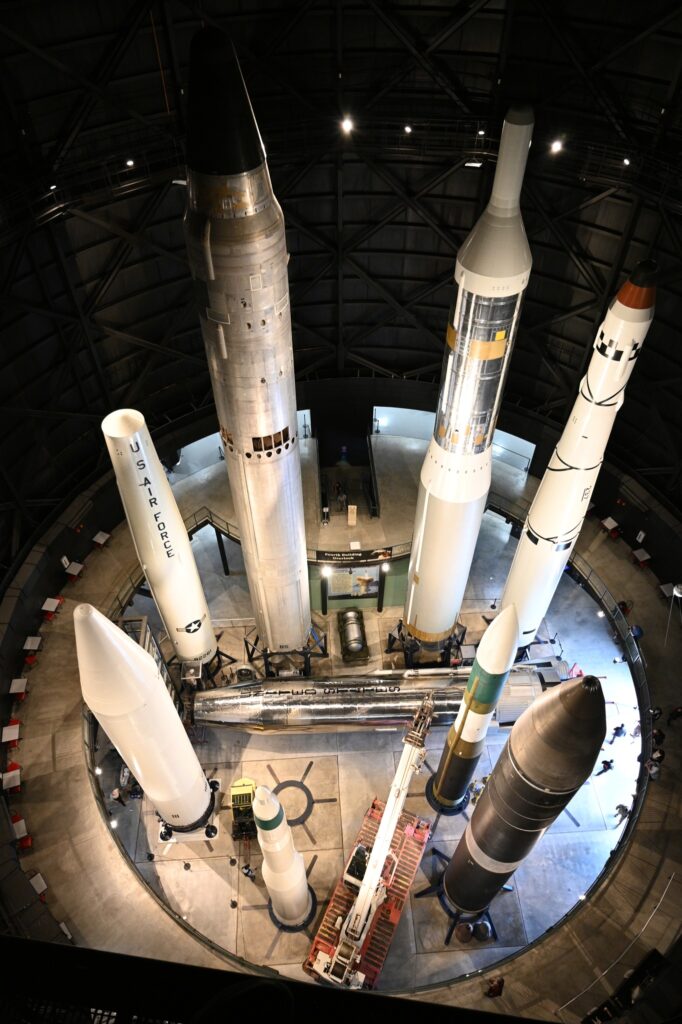 $7 Million ‘Pathways to Space’ Exhibit to Transform National Museum of the U.S. Air Force Missile Gallery 11 National Museum of the USAF Erects Atlas Missile Missiles pavillion