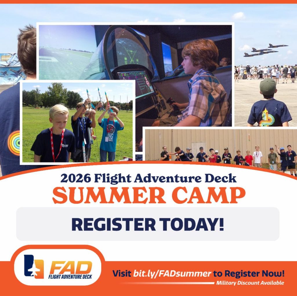 National Naval Aviation Museum Opens Registration for Flight Adventure Deck Summer Camps 13 Flight Adventure Deck (FAD) program