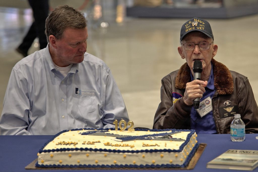 Navy WWII Veteran Celebrates 102nd Birthday at National Naval Aviation Museum 15 Navy WWII Veteran Celebrates 102nd Birthday at National Naval Aviation Museum 22