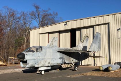 New England Air Museums LTV A 7D 4 CV Corsair II serial number 69 6201