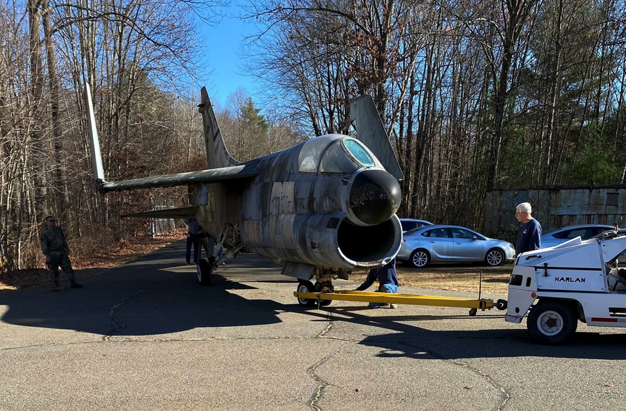 New England Air Museum’s A-7D Corsair II Restoration 17 New England Air Museums LTV A 7D 4 CV Corsair II serial number 69 6201