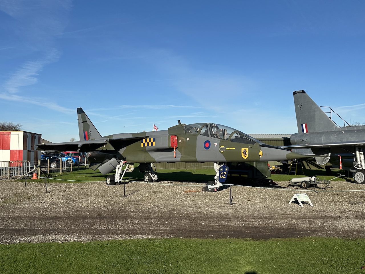 Newark Air Museum Winter Conservation Work Advances on Canberra WV787 and Other Key Aircraft 19 Newark Air Museum Jaguar T2A XX829 0990