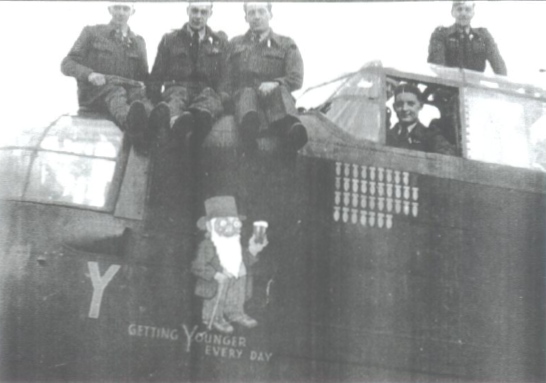 No. 9 Squadron Lancaster WS Y LM220 at RAF Bardney Lincolnshire