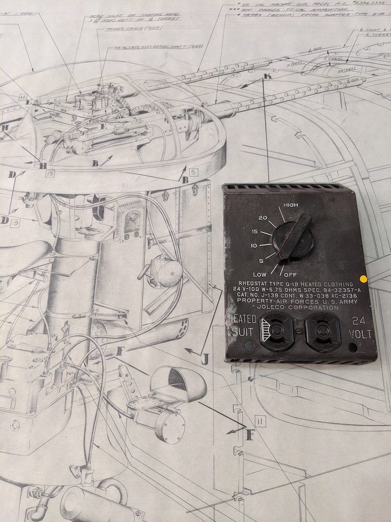 North American Aviation Drawings Conservation switch