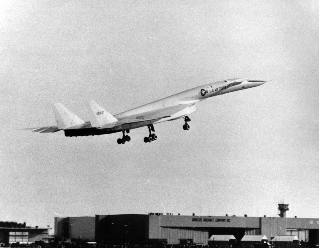 North American Aviation XB 70A 1 NA Valkyrie 62 0001 first flight AF Plant 42 21 September 19641