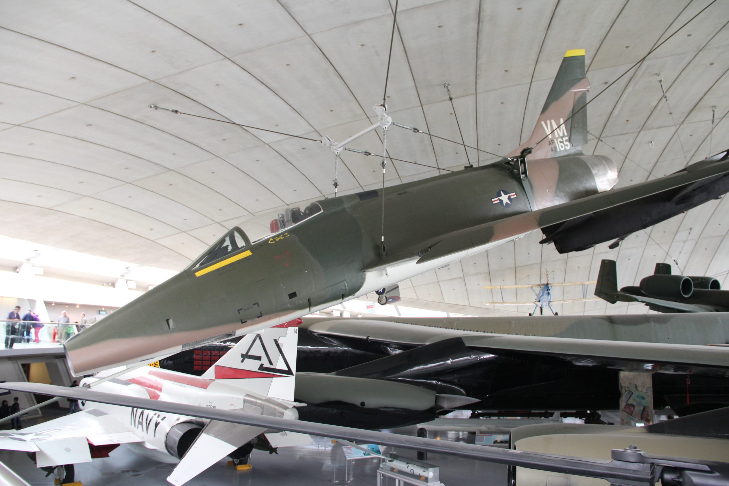 Preview of the California Science Center's Korean Air Aviation Gallery 17 North American F 100 Super Sabre 9124843271 scaled