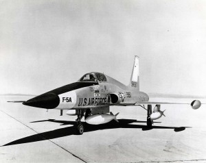 The first Northrop YF-5A prototype (Image Credit: USAF)