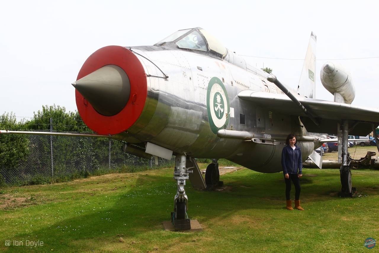Ride the Lightning 19 Norwich Air Museum Lightning F.53 53 686 export version in Royal Saudi Air Force markings. 3132