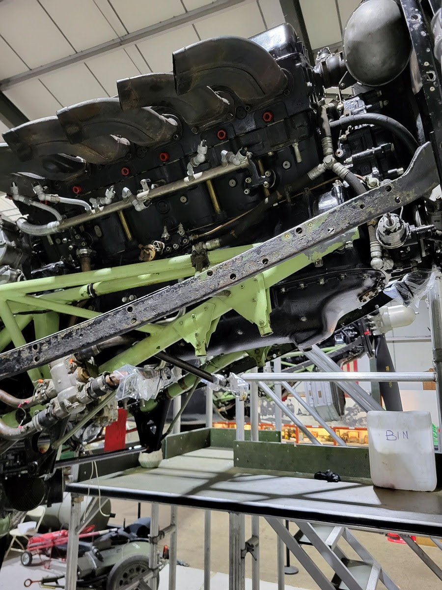 Avro Lancaster B.VII NX611 ‘Just Jane’ – Restoration Update 251 10 Number 2 without radiators fitted