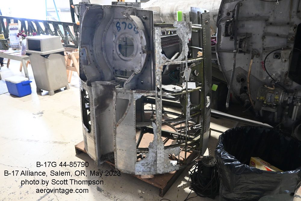 B-17G Lacey Lady Restoration Continues to Advance at Salem 13 Number one nacelle back in May 2023 with extensive structure and skin corrosion quite evident