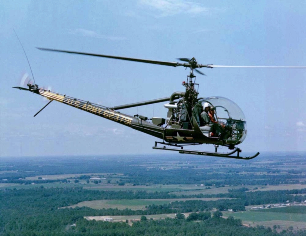Grounded Dreams: Hiller X-2-235 - The Coaxial Vision That Shaped Future Designs 13 OH 23 inflight colour photo