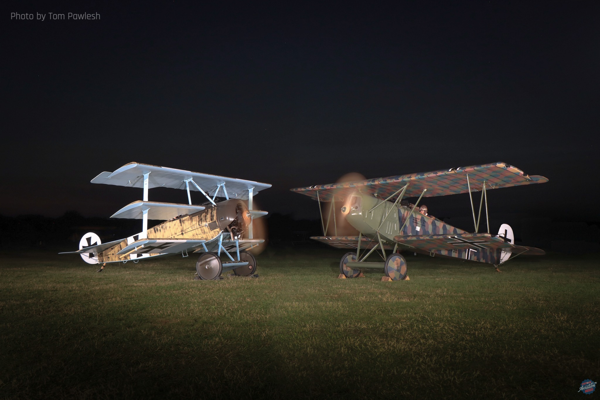 Old Rhinebeck Aerodrome Night Photoshoot - Vintage Aviation News