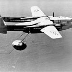 On August 19 1960 a USAF C 119J made the first midair recovery of a capsule returning from orbit