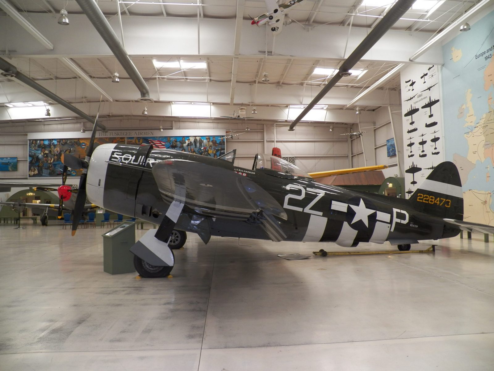 Open Cockpit Day at The Palm Springs Air Museum P 47 Thunderbolt