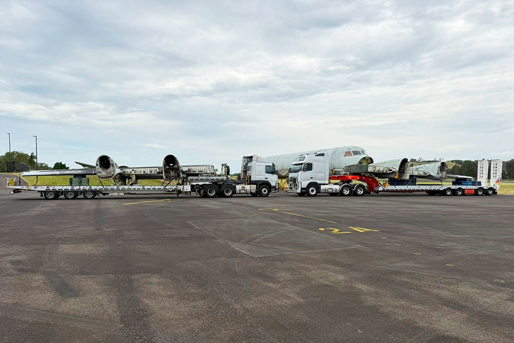 Former RAAF P-3 Orion Finally Reaches Evans Head Museum After Flood Survival 14 P 3 Orion A9 752 relocation from Lismore to Evans Head Heritage Aviation Museum by Ballina Tow Trucks was a large undertaking