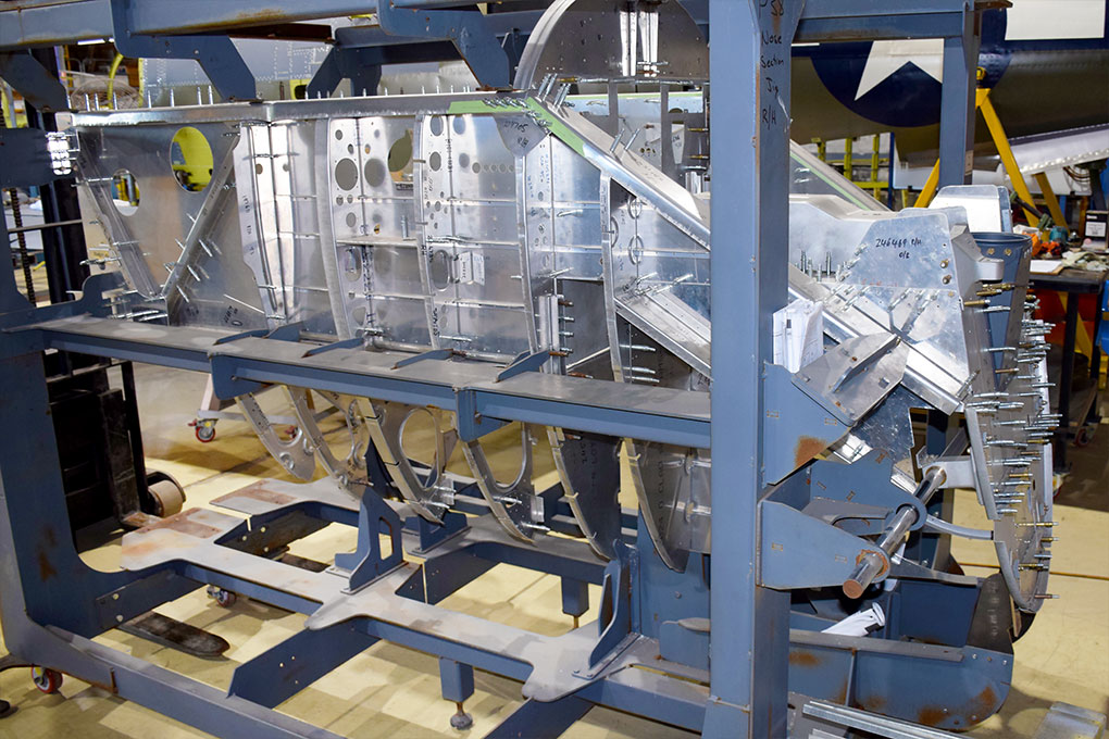 Australia’s P-38 Lightning Restorations: Inside a World-Class Workshop 19 P 38 Lightning cockpit after joining of halves prior to completion for fitting the the P 38