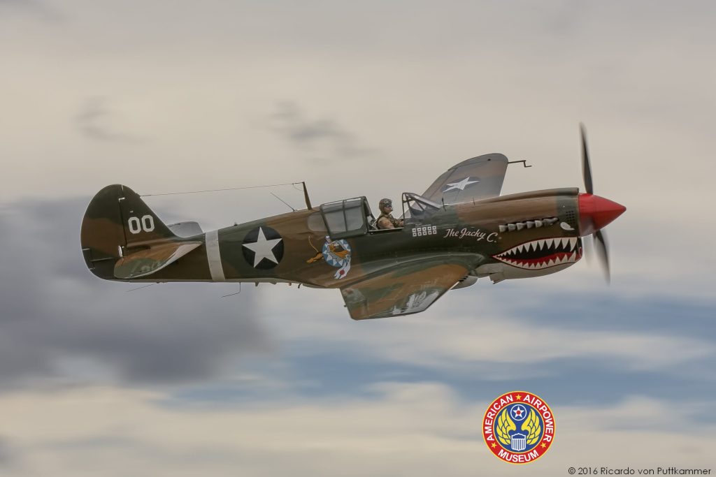 The American Airpower Museum to Host Memorial Day Weekend Warbird Flights in May 13 P 40M Warhawk