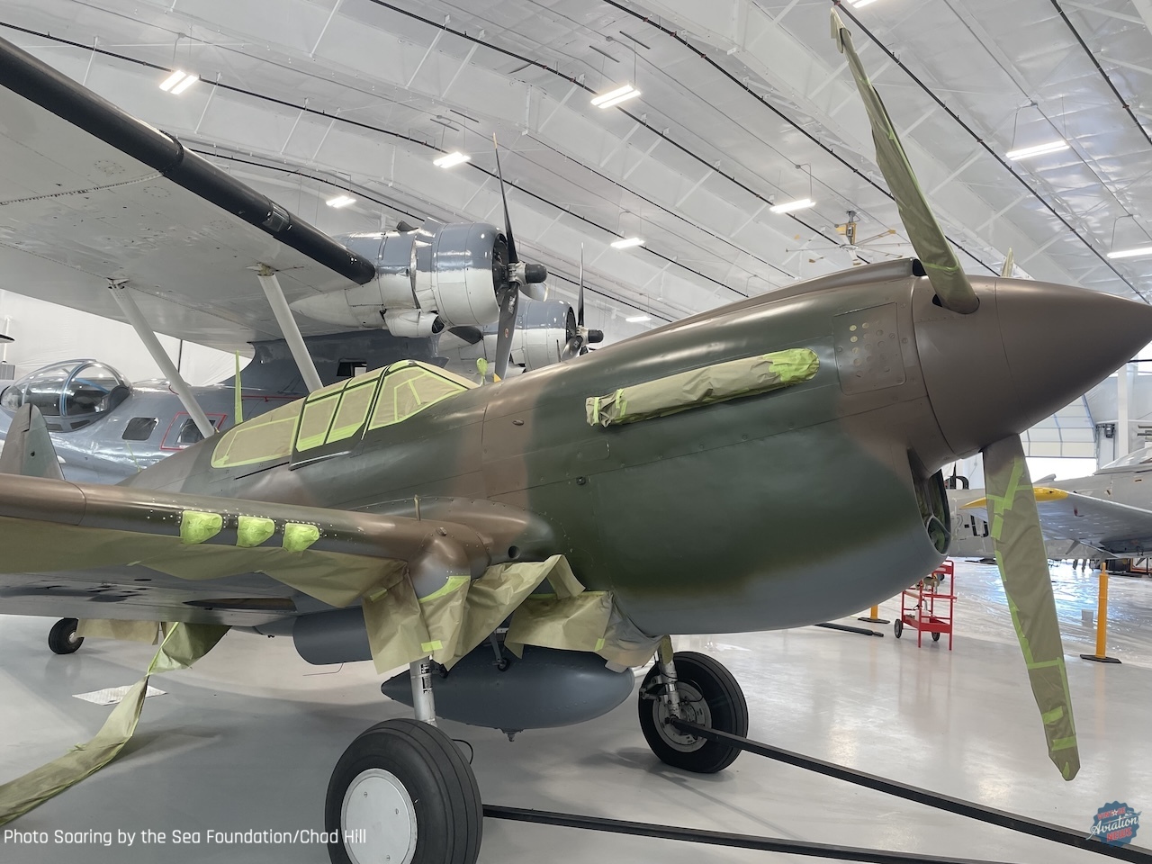 P 40N 1 Warhawk serial number 42 104730 Masked