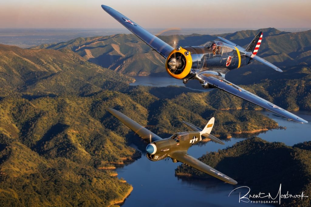 From Hawk to Warhawk: Curtiss Power at Ala Doble Flying Collection 16 P 40N 5 Warhawk named Suzy and a P 36C Hawk