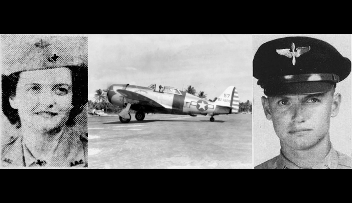 P 47D 341st FS at Morotai 1945 Collage