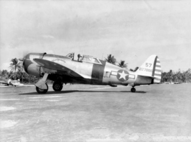 P 47D 341st FS at Morotai 1945