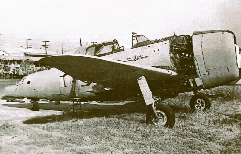 P 47G 42 25254 as found by Edward T. Maloney at the Cal Aero Technical Institute Grand Central Airport Glendale CA Planes of Fame Air Museum