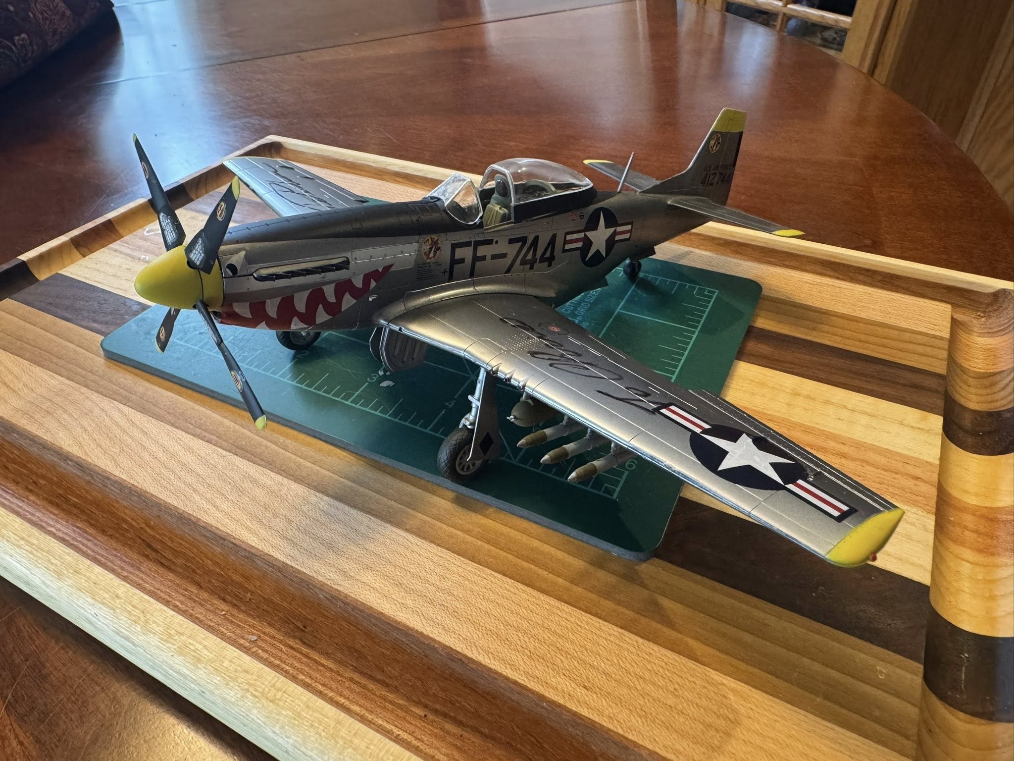 Sheperd Paine’s Iconic B-17G Diorama Finds Permanent Home at EAA Aviation Museum 16 P 51 Model