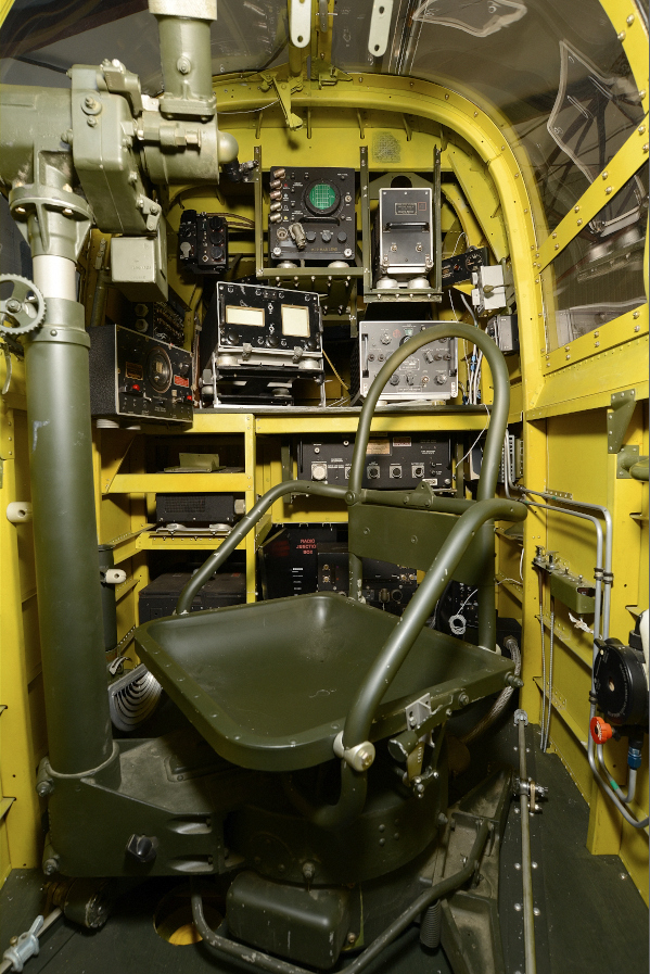 The beautifully restored Radio Operator's compartment . ( Image credit MAAM)