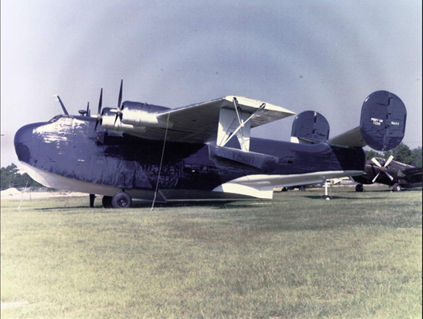 Pensacola Coronado: The Story of the Last Surviving Consolidated PB2Y Coronado 29 PB2Y Coronado display at Pensacola 1980s