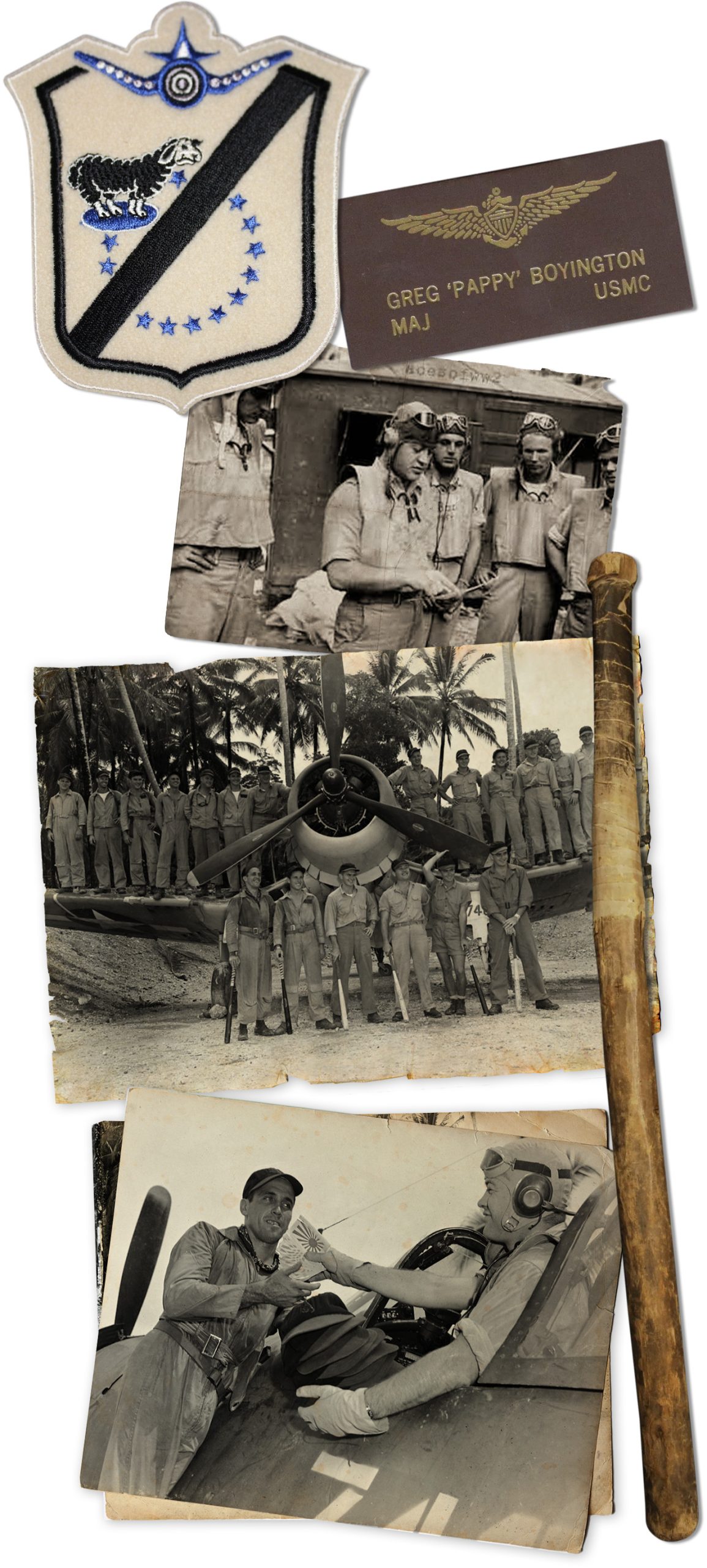 Patchwork photo PAPPY BOYINGTON scaled