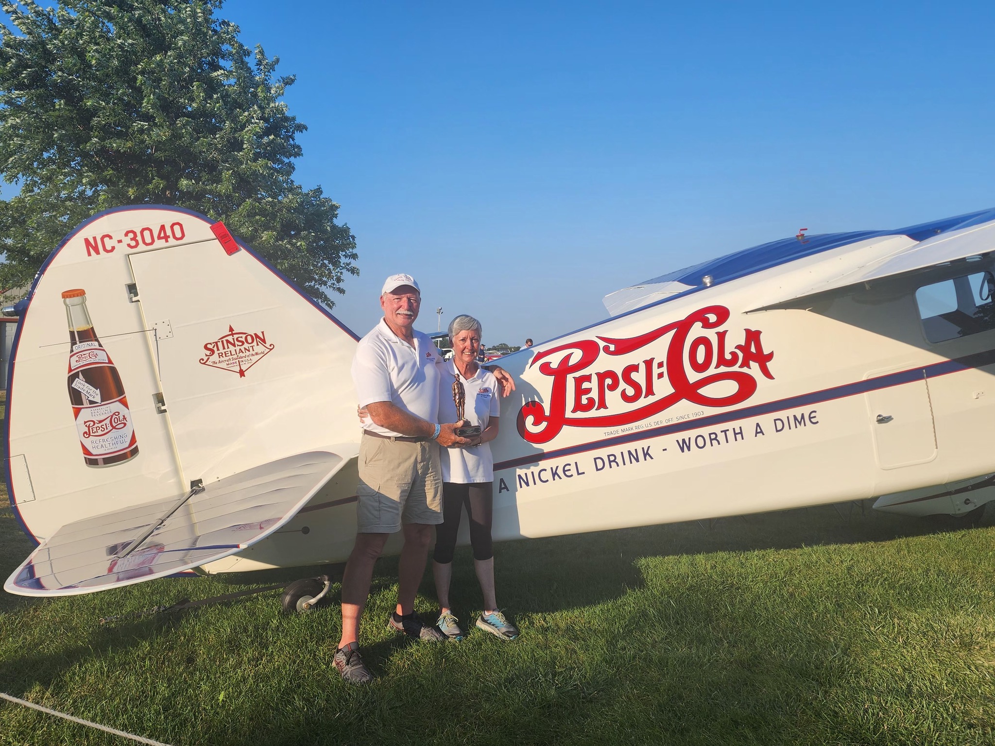 Pepsi Cola Stinson Reliant at Oshkosh Garry Ackerman