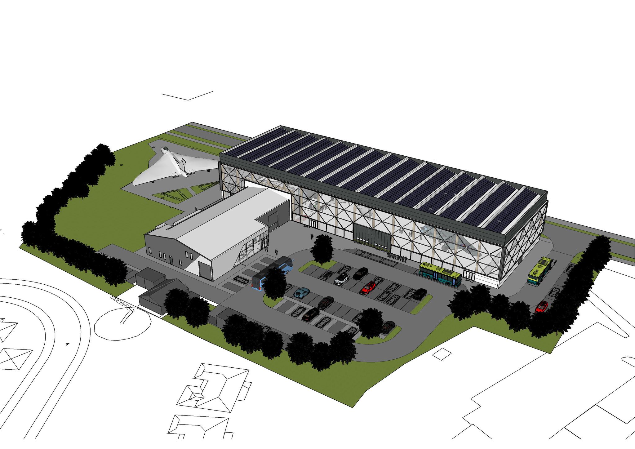 Permission Granted for Major New Hangar at Avro Heritage Museum 10 Permission Granted for Major New Hangar at Avro Heritage Museum 01