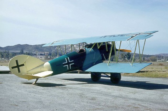 Pfalz D.XII N43C at Flabob Airport Riverside California San Diego Air and Space Museum 1