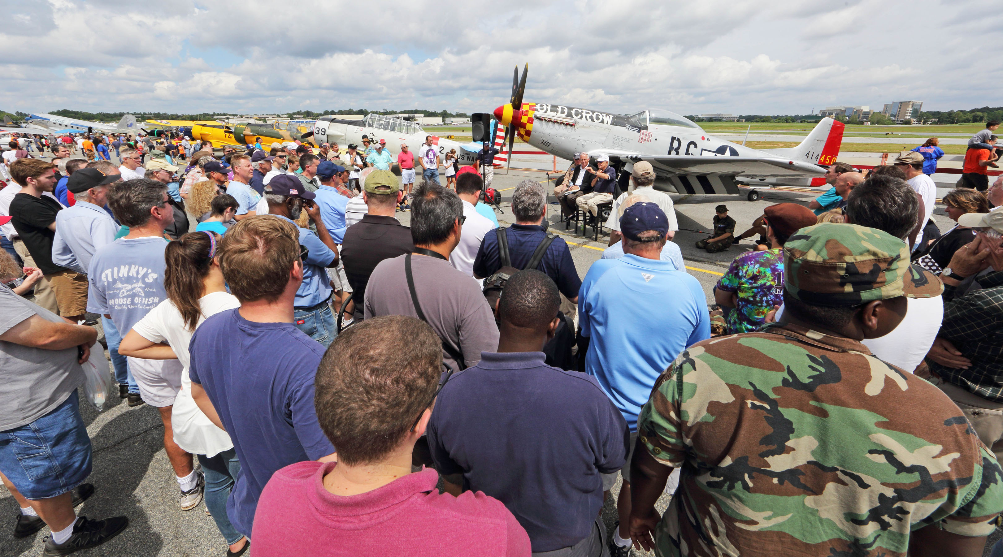 The Warbirds In Review session during the recent 2015 Atlanta Warbird Weekend. (Photo by John Willhoff)
