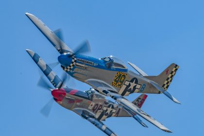 Photo via National Championship Air Races P 51 Mustang Lady B nd Man OWar