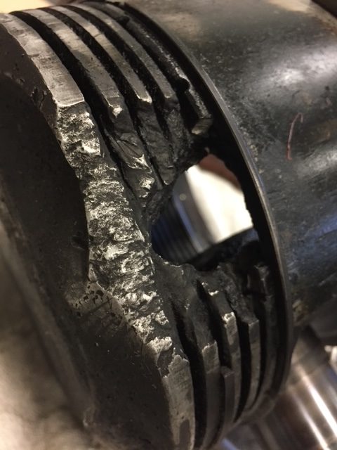 Piston rotated