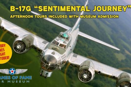Planes of Fame Air Museum to Host B 17G Sentimental Journey
